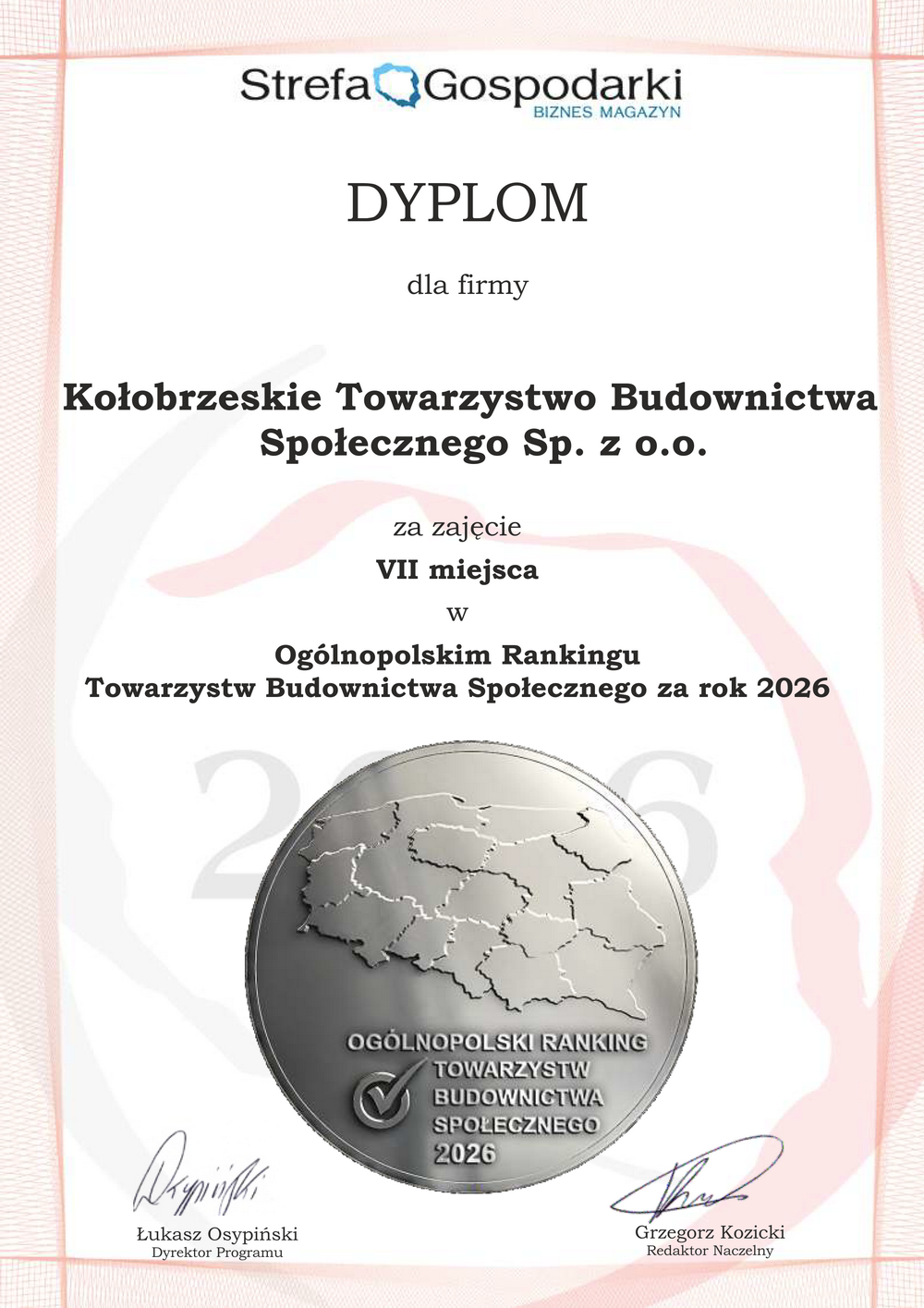 Ogólnopolski Ranking TBS 2026